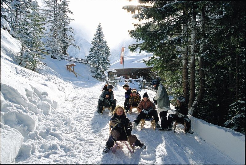 Schlittenfahren in Osttirol